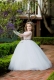 Beading Sleeveless Tulle Floor-Length Flower Girl Dress