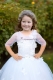 White Butterfly Flower Girl Dress