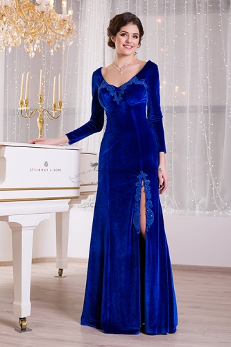 Royal Blue long dress 