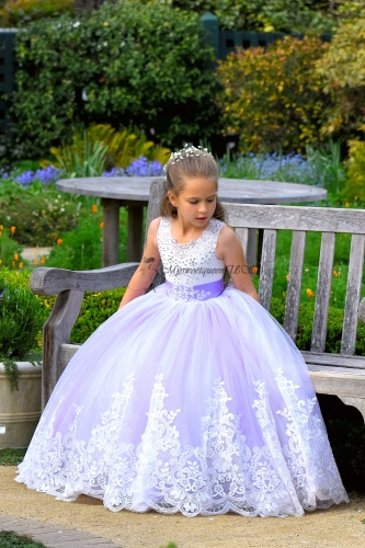 Lavender Flower girl dress 