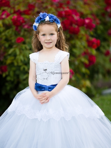White Flower Girl Dress