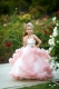  Vintage Dusty Rose Ruffle Flower Girl Dress
